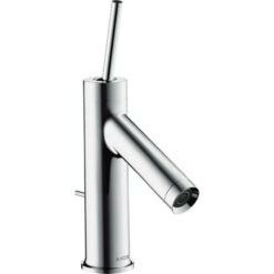 Single lever basin mixer 70 with pin handle for hand washbasins with pop-up waste set