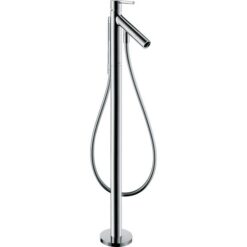 Single lever bath mixer floor-standing with lever handle