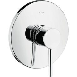 Single lever shower mixer for concealed installation with pin handle