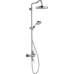 Showerpipe with thermostat and overhead shower 240 1jet