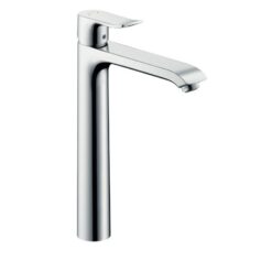 Metris Single lever basin mixer 260 for wash bowls with pop-up waste set