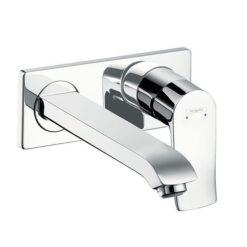Metris Single lever basin mixer for concealed installation wall-mounted with spout 22,5 cm