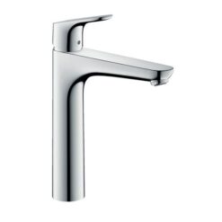 Focus Single lever basin mixer 190 with pop-up waste set