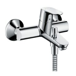 Focus Single lever bath mixer for exposed installation