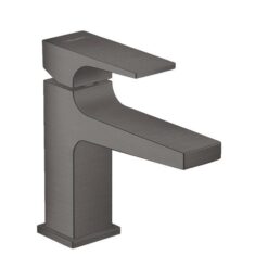 Metropol Single lever basin mixer 100 with lever handle for handrinse basins with push-open waste set