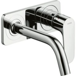 Single lever basin mixer for concealed installation wall-mounted with spout 167 mm and plate
