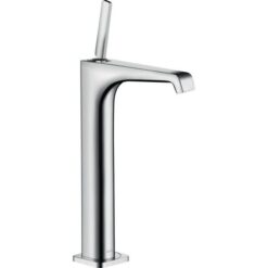 Single lever basin mixer 250 with pin handle for wash bowls with waste set
