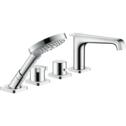 4-hole rim mounted thermostatic bath mixer