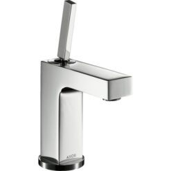 Single lever basin mixer 110 with pin handle and pop-up waste set