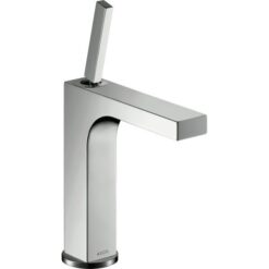 Single lever basin mixer 160 with pin handle and pop-up waste set
