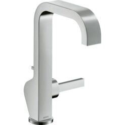 Single lever basin mixer 190 with pin handle and pop-up waste set