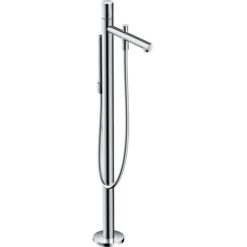 Single lever bath mixer floor-standing with zero handle