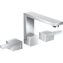 3-hole basin mixer 130 with push-open waste set