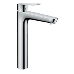 Logis E Single lever basin mixer 230 with pop-up waste set