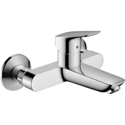 Logis Single lever basin mixer for exposed installation wall-mounted