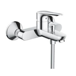 Logis E Single lever bath mixer for exposed installation