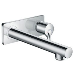 Talis S Single lever basin mixer for concealed installation wall-mounted with spout 22.5 cm