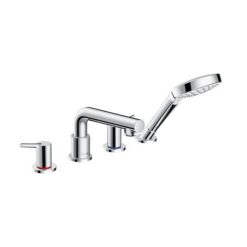 Talis S 4-hole rim mounted bath mixer